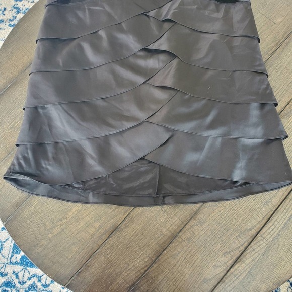 Victor Costa Black Tiered Ruffle Maxi Skirt – Elegant Eveningwear – Size 10 - Picture 5 of 15